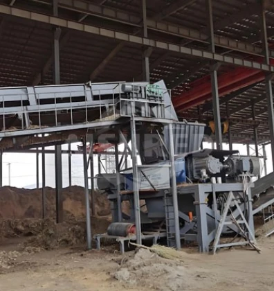 Tocător de deșeuri agricole pentru instalații de biomasă