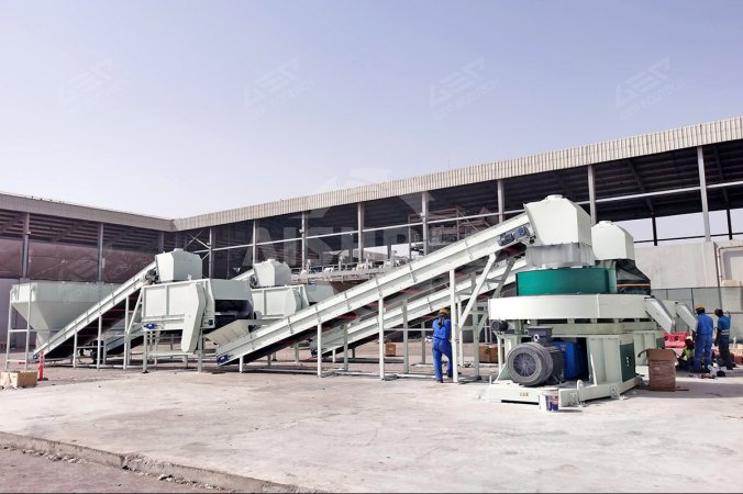 Linie de producție de pelete RDF din deșeuri municipale solide în Emiratele Arabe Unite