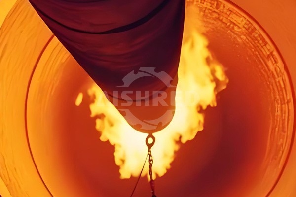 Cement kiln use waste tire as alternative fuel