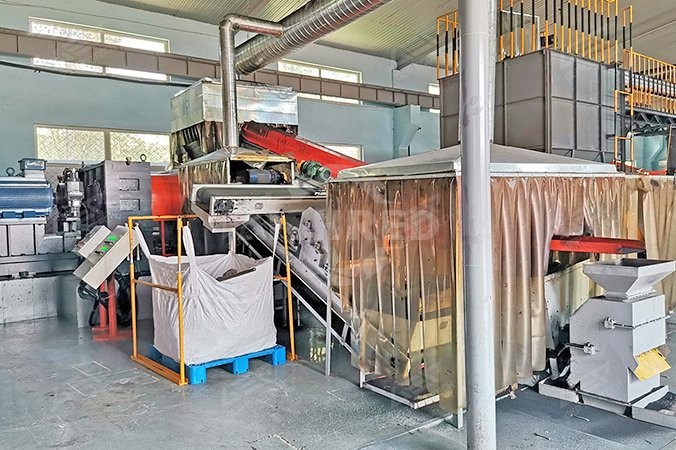 Unitate de măcinare a cauciucului